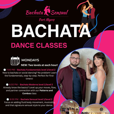 Bachata Dance Classes in Cape Coral at Rhythm in Motion