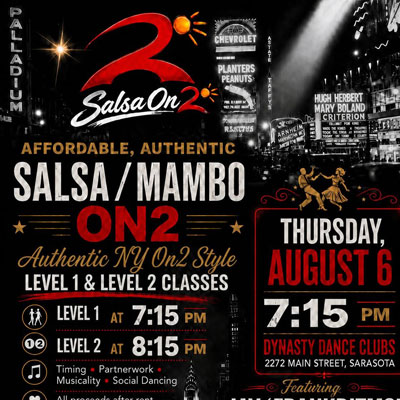 Salsa On 2 Introductory Class in Sarasota