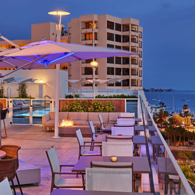 Perspective Rooftop Bar at Art Ovation Hotel Sarasota