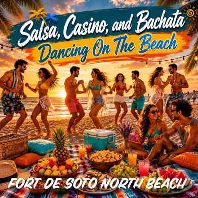 Dancing on the Beach at Fort De Soto