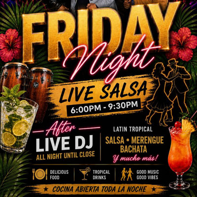 Friday Latin Night at Latin Quarters Sarasota