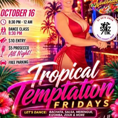 Tropical Temptation Fridays at Rocco's Italian Kitchen