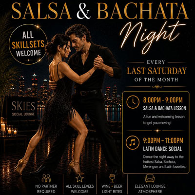 Salsa and Bachata Night at Skies Social Lounge Sarasota