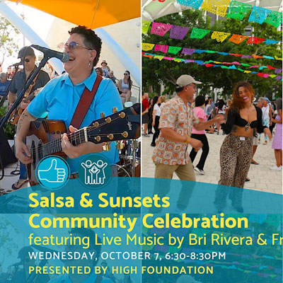 Salsa and Sunsets Community Celebration at The Bay Sarasota