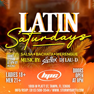 Latin Saturdays at Hyde Park Cafe Tampa