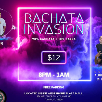 Bachata Invasion at The Dance Factory Tampa