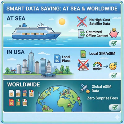 Internet at Sea & Worldwide