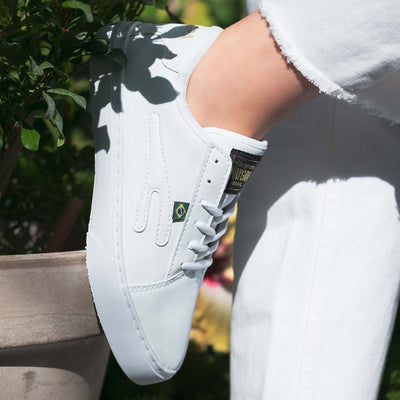 Taygra flexible dance sneakers close up