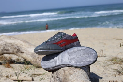 Taygra flexible dance sneakers close up