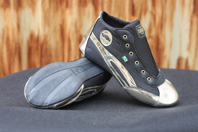 Taygra flexible dance sneakers close up