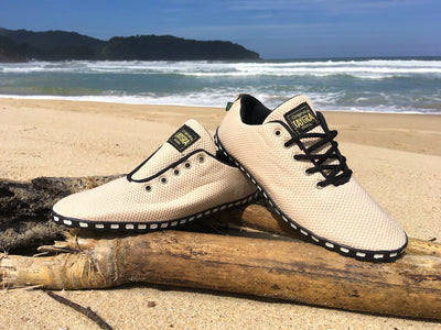 Taygra flexible dance sneakers close up